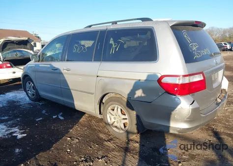2005 Honda Odyssey Ex from USA, damaged, VIN 5FNRL38465B018227